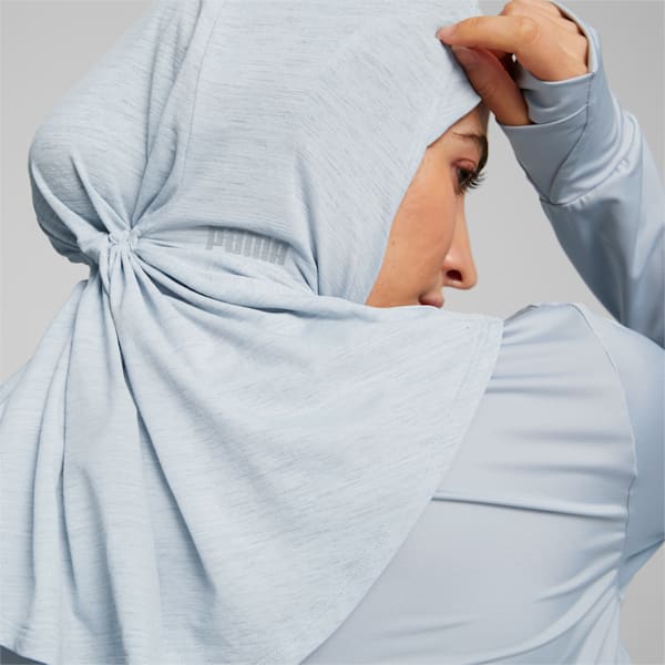 Sports Hijab, Platinum Gray, extralarge