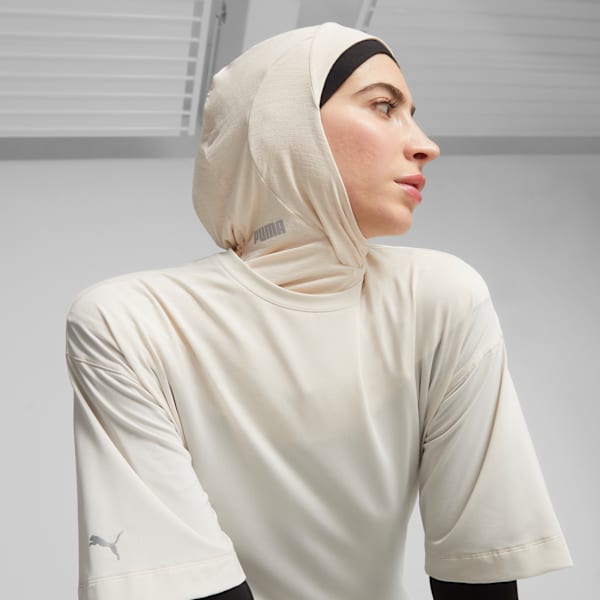 Sports Running Hijab, Alpine Snow, extralarge-IND