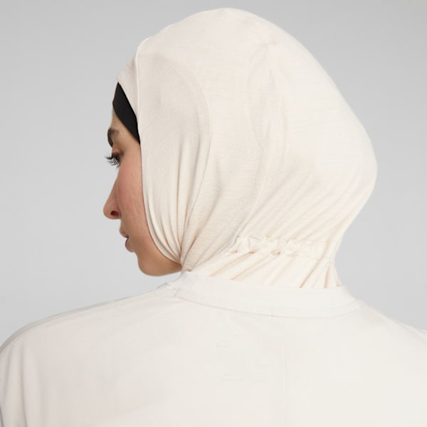 Sports Running Hijab, Alpine Snow, extralarge-IND