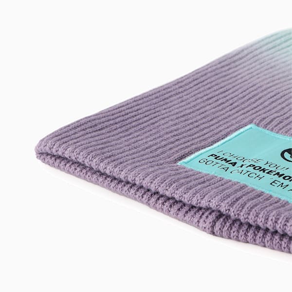 キッズ PUMA x POKEMON ビーニー ジュニア, Purple Charcoal-Light Aqua