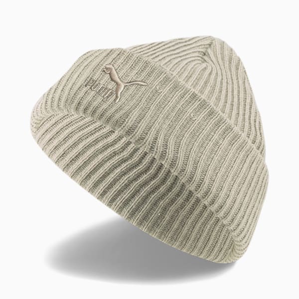 Gorro de lana RE:Collection Fisherman, Pebble Gray, extralarge