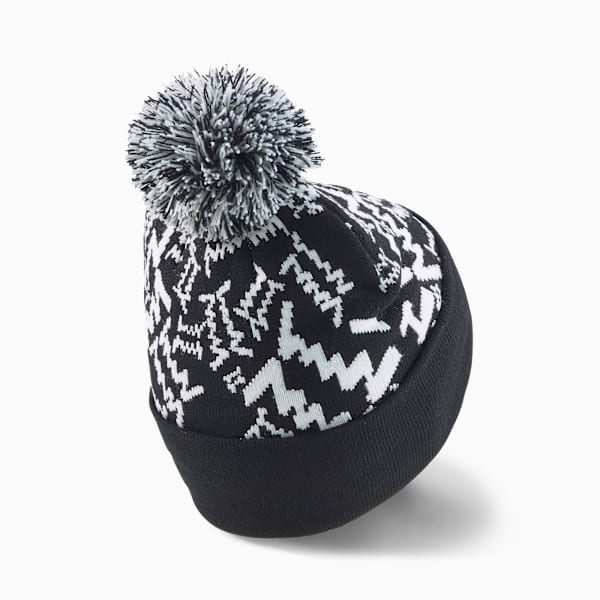 Gorro de lana de básquetbol Pom-Pom, Puma Black, extralarge