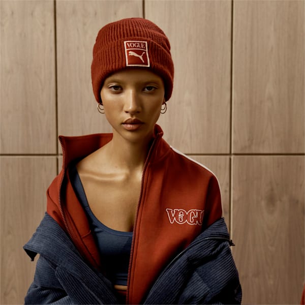 Gorro de invierno para mujer PUMA x VOGUE, Intense Red, extralarge