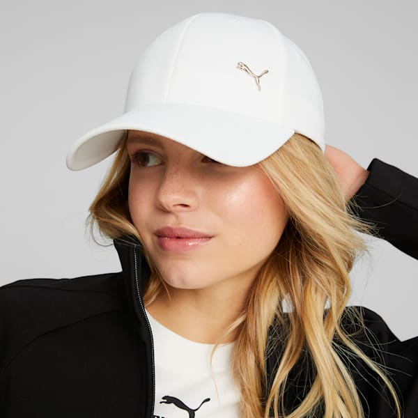 Gold Metal Cat Cap, Puma White, extralarge-IND