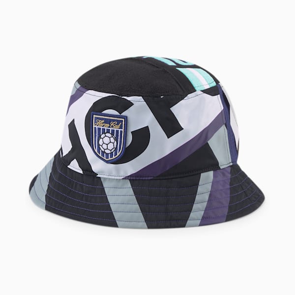 Hometown Heroes Bucket Hat, Puma Black-Gray Violet-Dark Purple, extralarge