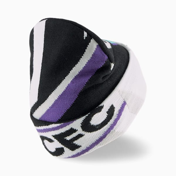 Gorro de lana Hometown Heroes, Puma Black-Gray Violet-Dark Purple, extralarge