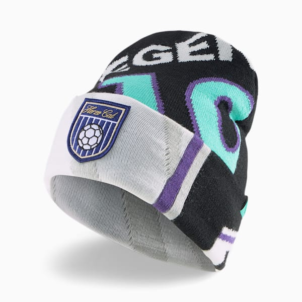 Gorro de lana Hometown Heroes, Puma Black-Gray Violet-Dark Purple, extralarge