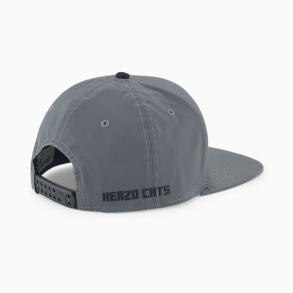 Hometown Heroes Flat Brim Hat, Light Gray-reflective, extralarge