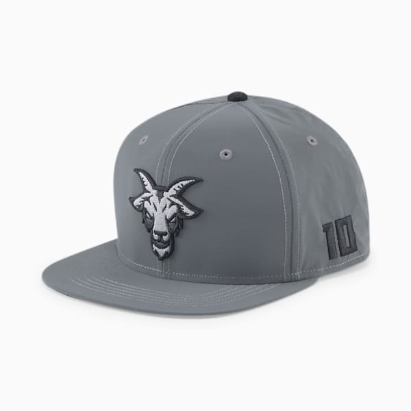 Hometown Heroes Flat Brim Hat, Light Gray-reflective, extralarge