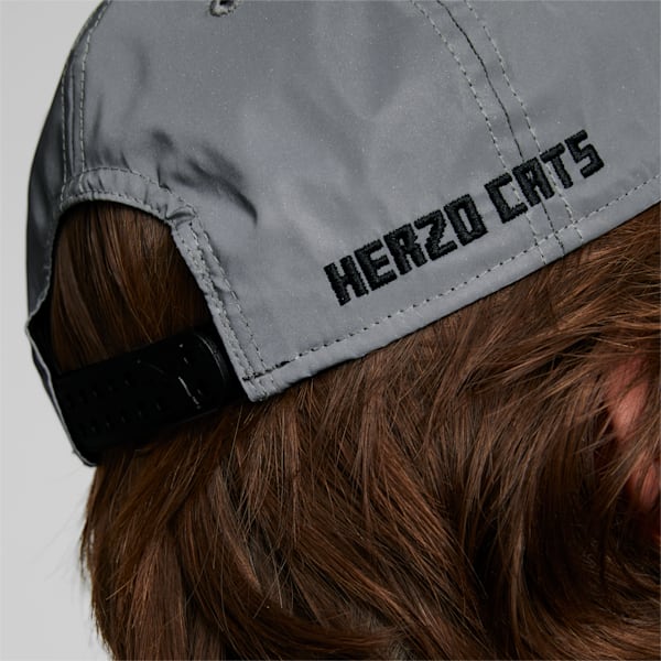 Hometown Heroes Flat Brim Hat, Light Gray-reflective, extralarge