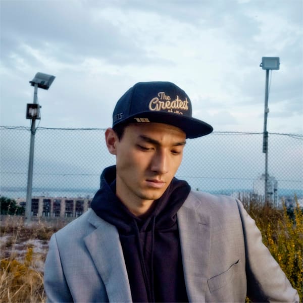 Puma flat bill hat top