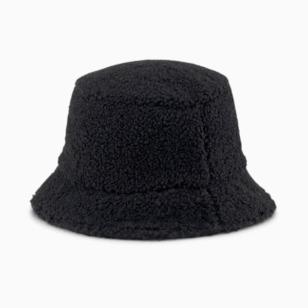 Winter Fleece Bucket Hat, Puma Black-sherpa, extralarge