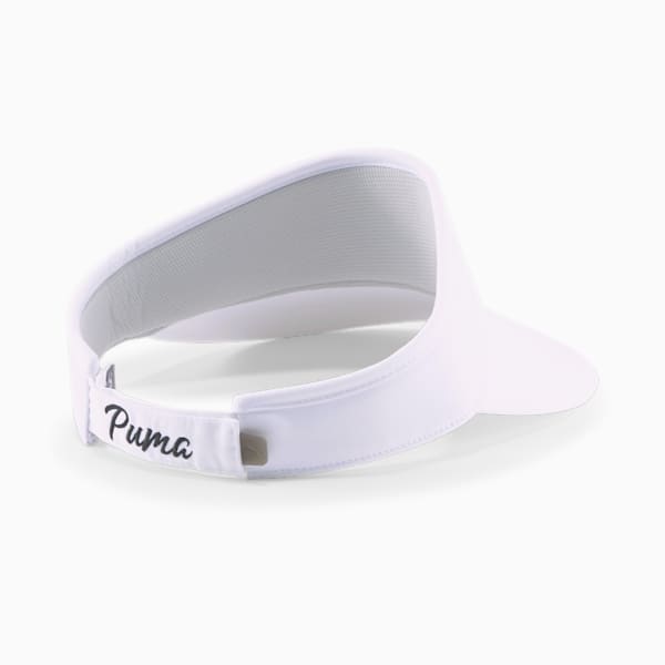 P Golf Visor Men, Bright White-Puma Black, extralarge-GBR