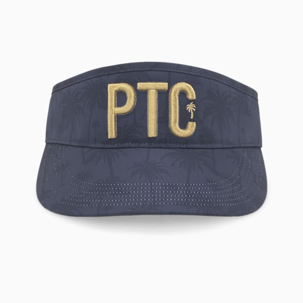 PUMA x Palm Tree Crew High Crown Men's Golf Visor, Navy Blazer, extralarge-IND
