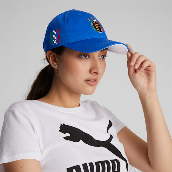 fbtlCore Fan Hat, Team Power Blue-Bright Green-Puma White-Puma Red, extralarge