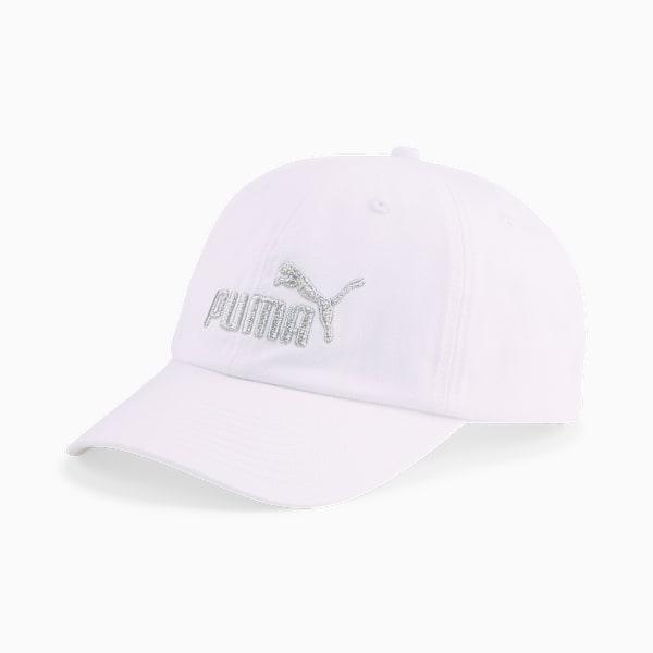 Gorra con visera Essentials No.1, PUMA White-Silver-Puma Cat, extralarge