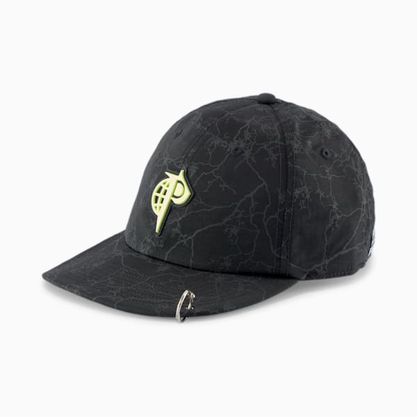 Hometown Heroes Beri Unisex Dad Cap, PUMA Black-AOP, extralarge-IND