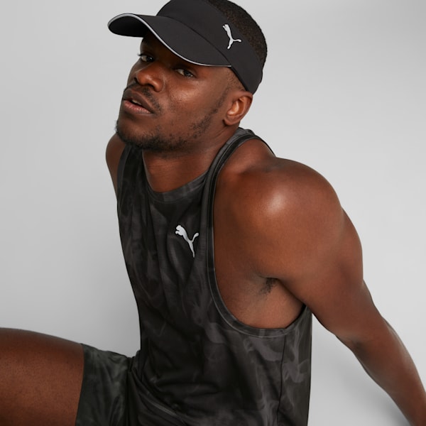 Running Visor, PUMA Black, extralarge