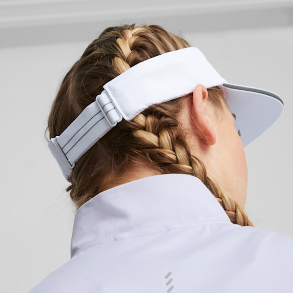 Unisex Running Visor, PUMA White, extralarge-IND