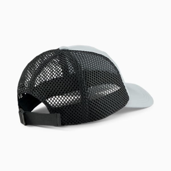 Running Trucker Cap, Platinum Gray-PUMA Black, extralarge