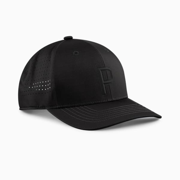 メンズ ゴルフ テック P スナップバック キャップ, PUMA Black, extralarge-JPN