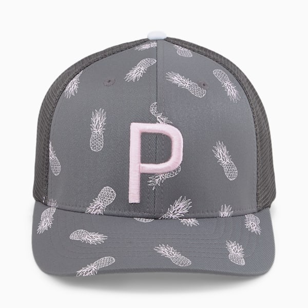 Pineapple Trucker P Golf Cap, QUIET SHADE-Pink Mist