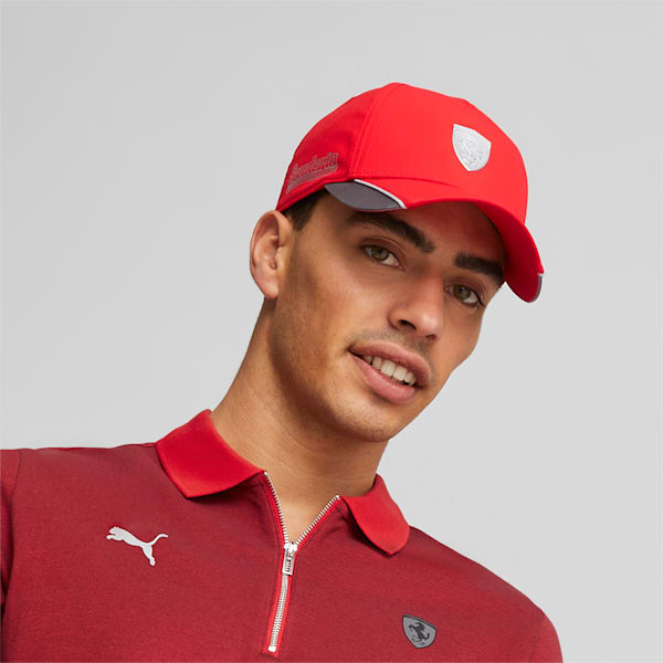Scuderia Ferrari SPTWR Monochrome Motorsport Cap, Rosso Corsa, extralarge-IND