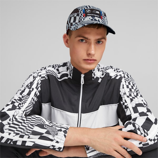 BMW M Motorsport Statement Unisex Cap, PUMA Black-AOP, extralarge-IND