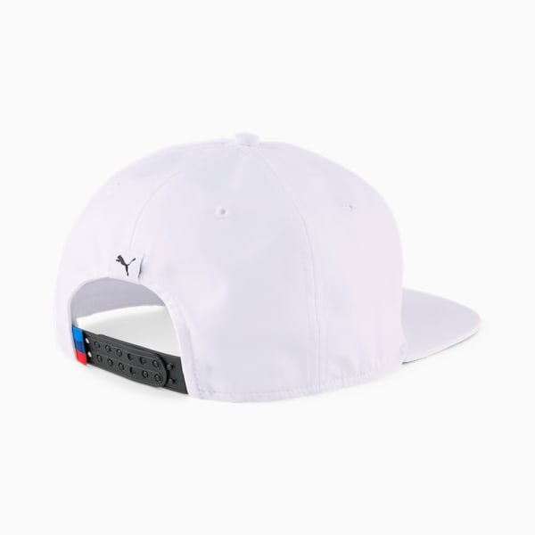 BMW M Motorsport Flat Brim Cap, PUMA White, extralarge