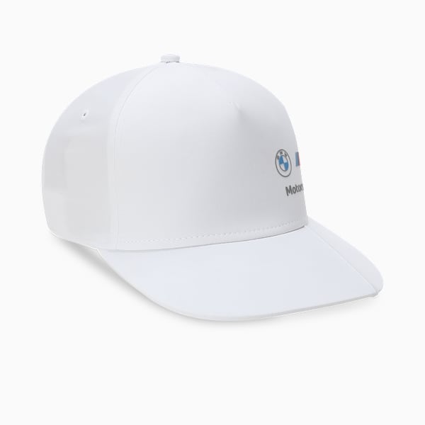 BMW M Motorsport Flat Brim Cap, PUMA White, extralarge-IND