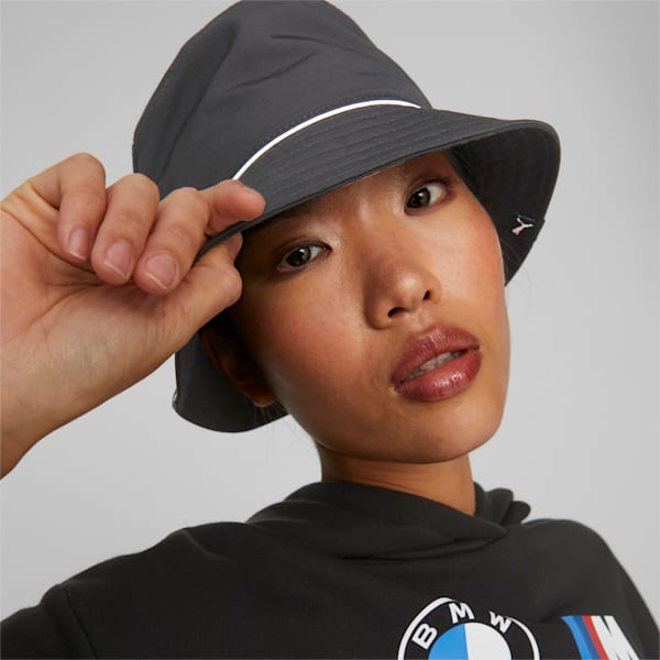 BMW M Motorsport Bucket Hat, PUMA Black, extralarge