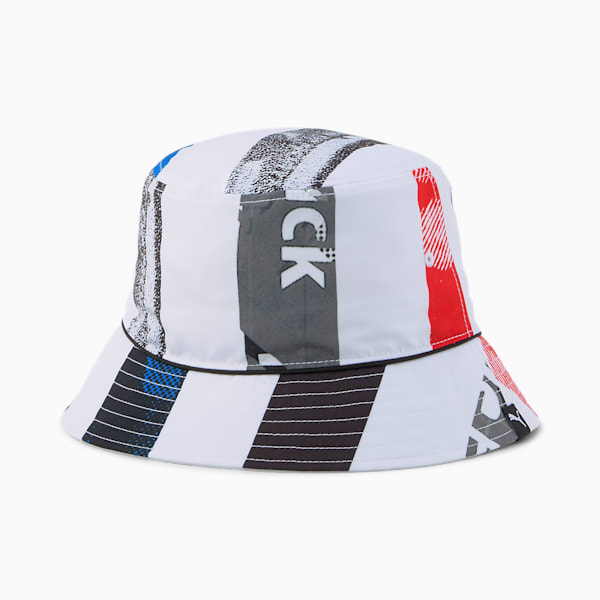 BMW M Motorsport Bucket Hat, PUMA White-AOP, extralarge