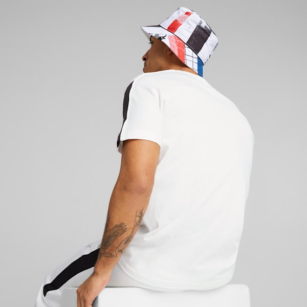 BMW M Motorsport Bucket Hat, PUMA White-AOP, extralarge