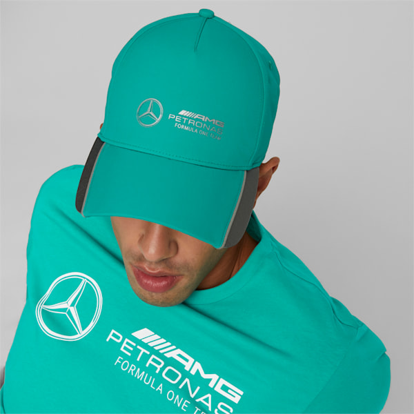 Mercedes AMG Petronas F1 Monochrome Baseball Unisex Cap, Spectra Green, extralarge-IND