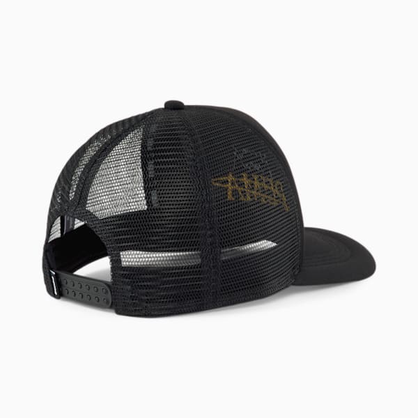 Gorra de camionero de básquetbol, PUMA Black-PUMA Black, extralarge