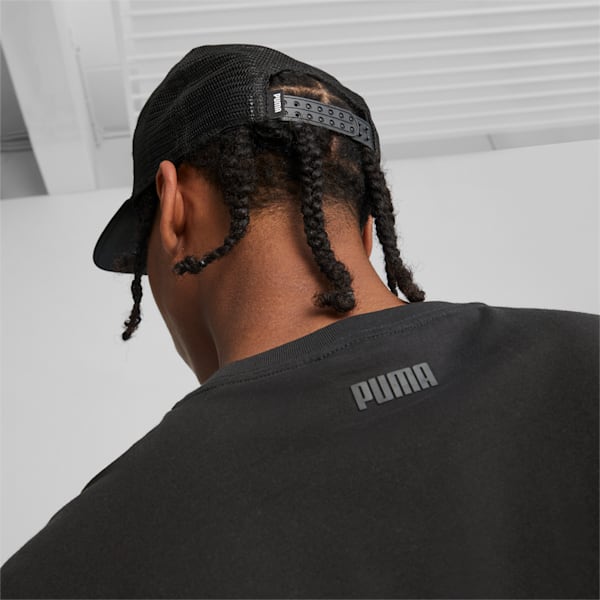 Basketball Trucker Hat, PUMA Black-PUMA Black, extralarge