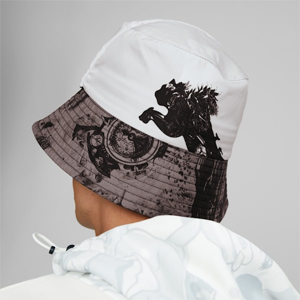 PUMA x FINAL FANTASY XIV Bucket Hat, Whisper White-AOP, extralarge