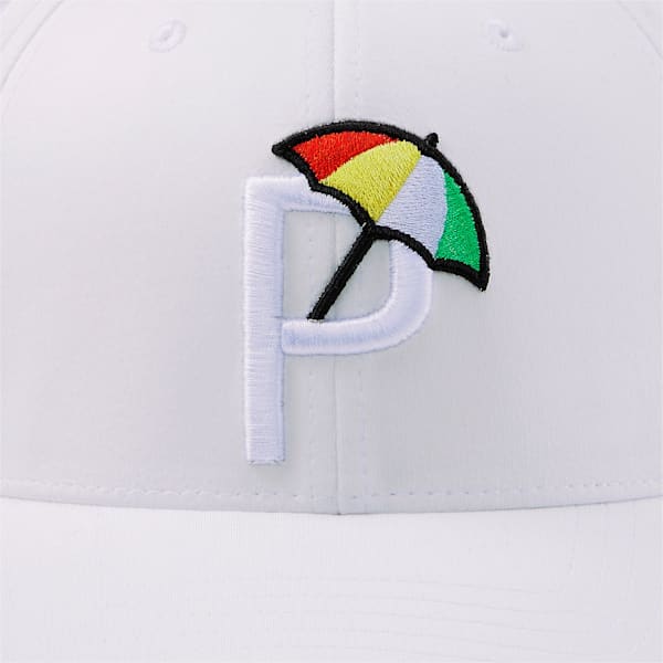 メンズ ゴルフ PUMA × ARNOLD PALMER P キャップ, White Glow-Ash Gray, extralarge-JPN