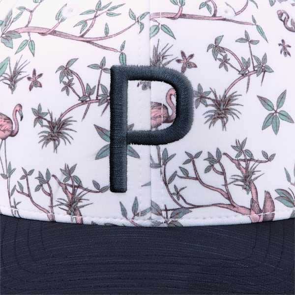 Lagoon P Golf Cap, Bright White-Navy Blazer