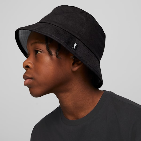 PUMA Core Bucket Hat, Black, Size XS, Kids