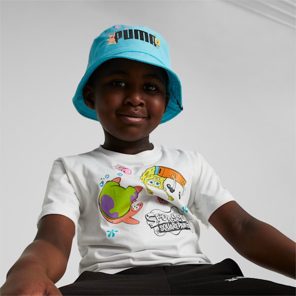 PUMA x SPONGEBOB Bucket Unisex Hat, Hero Blue, extralarge-IND