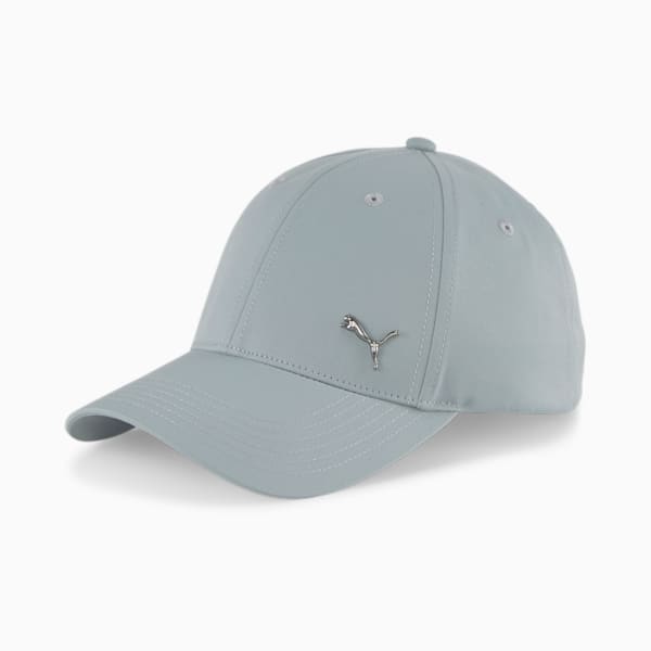 Metal Cat Unisex Youth Cap, Platinum Gray