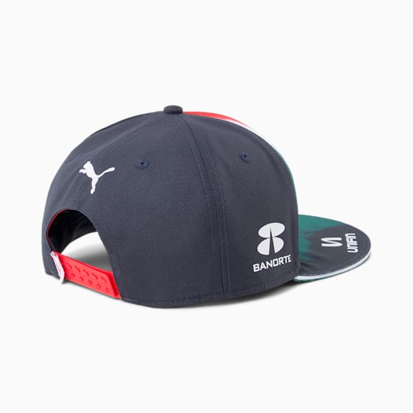 Red Bull Racing Big Kids' Special Edition S. Perez Flat Brim Cap, NIGHT SKY, extralarge