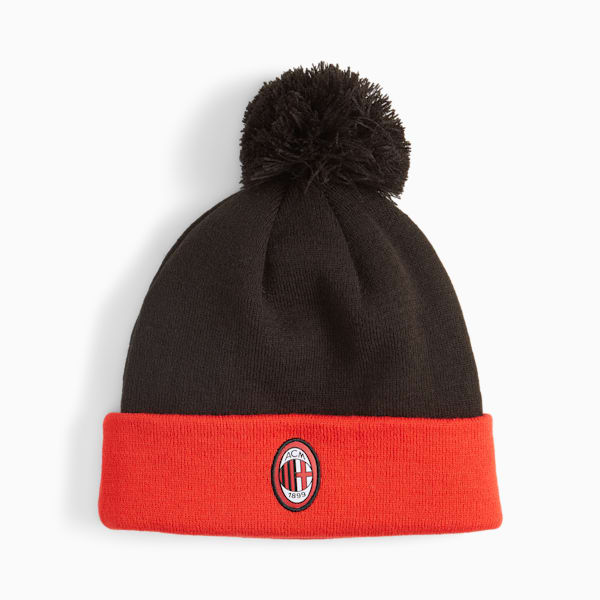 AC Milan Beanie, PUMA Black-For All Time Red, extralarge