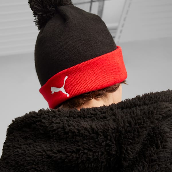 AC Milan Beanie, PUMA Black-For All Time Red, extralarge