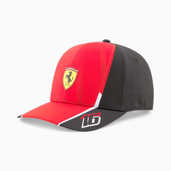 Gorra Scuderia Ferrari Rep Leclerc, Rosso Corsa-PUMA Black, extralarge