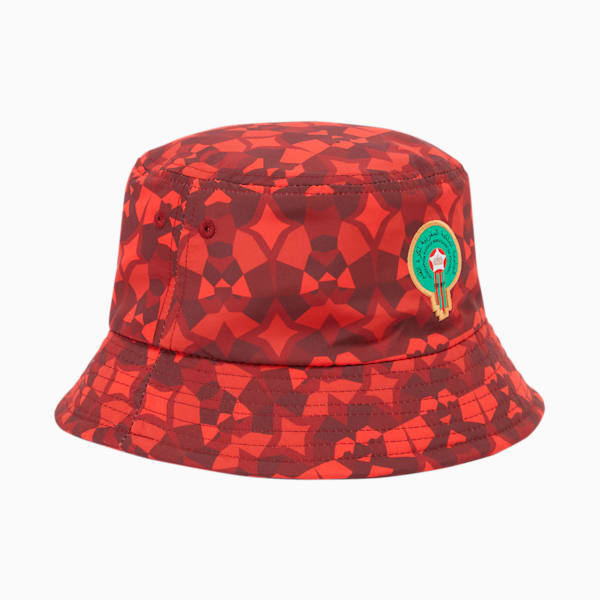 Morocco Football Bucket Hat, Tango Red, extralarge-GBR