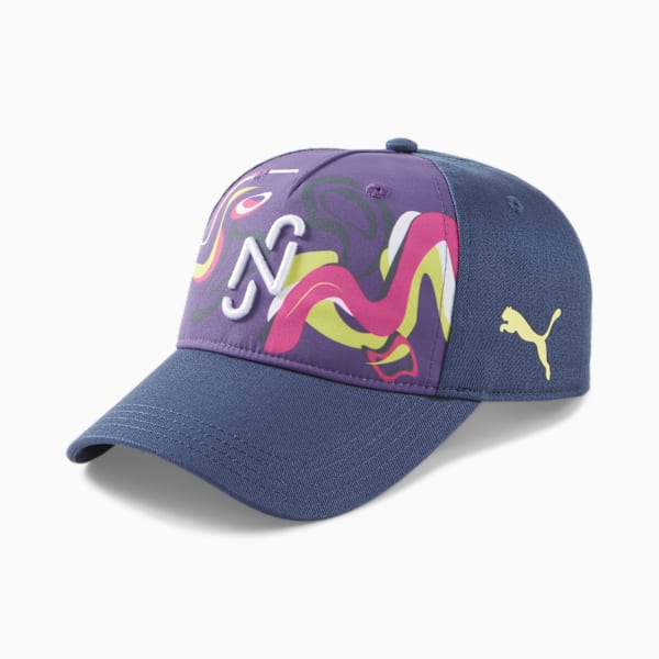 Gorra de fútbol Neymar Jr, Dark Night-Orchid Shadow-Fluro Yellow Pes, extralarge