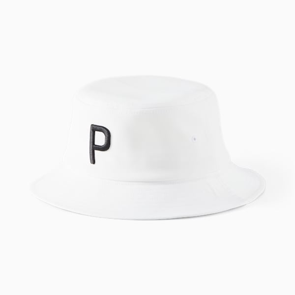 P Bucket Hat Men, White Glow, extralarge-GBR