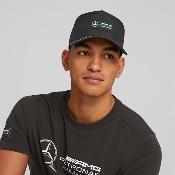 Mercedes-AMG Petronas Motorsport Unisex Youth Cap, PUMA Black, extralarge-IND